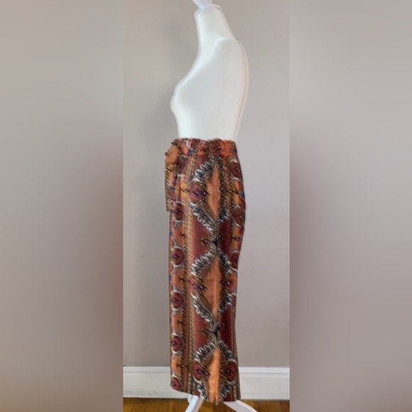 Francesca’s Collection “Blue Rain” Cropped Wide Leg Pant - Picture 6 of 16